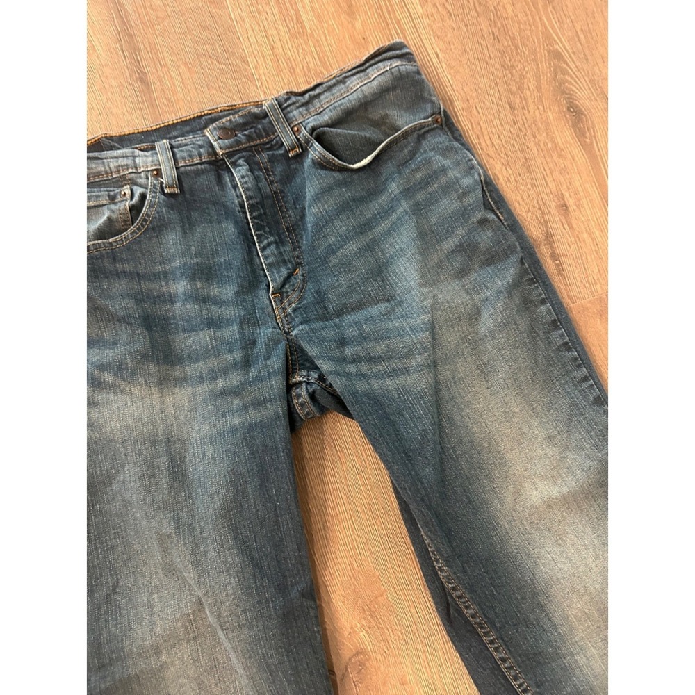 Levis 559 Relaxed Straight Leg Jeans Mens 34x32 Medium Wash Blue 00559-0340 - Picture 4 of 12